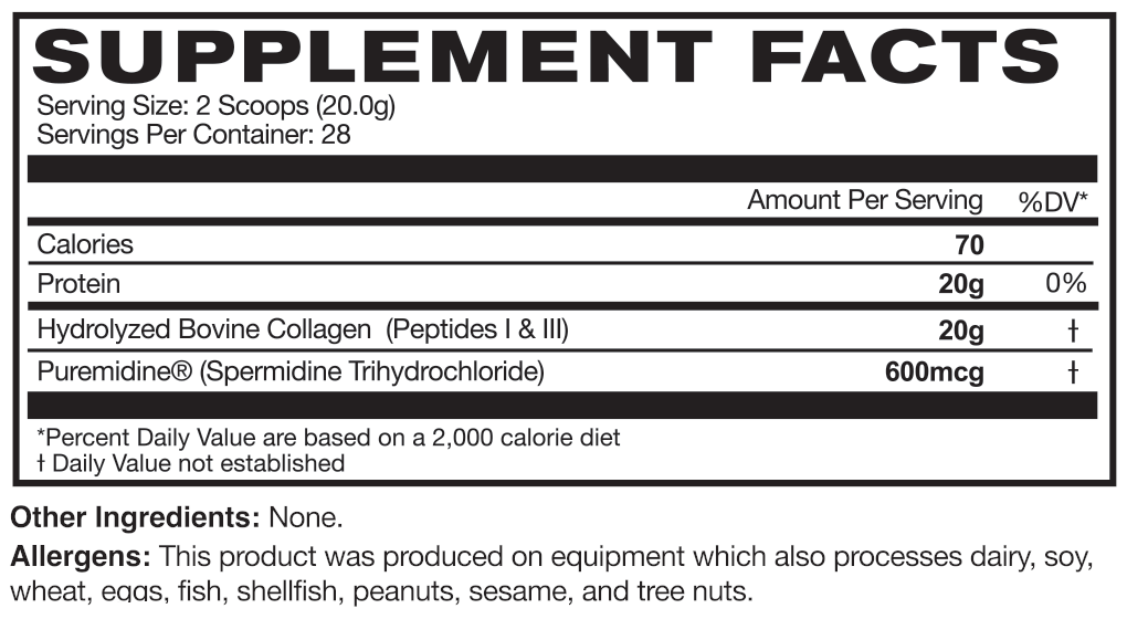 AstroFlav Collagen Ingredients