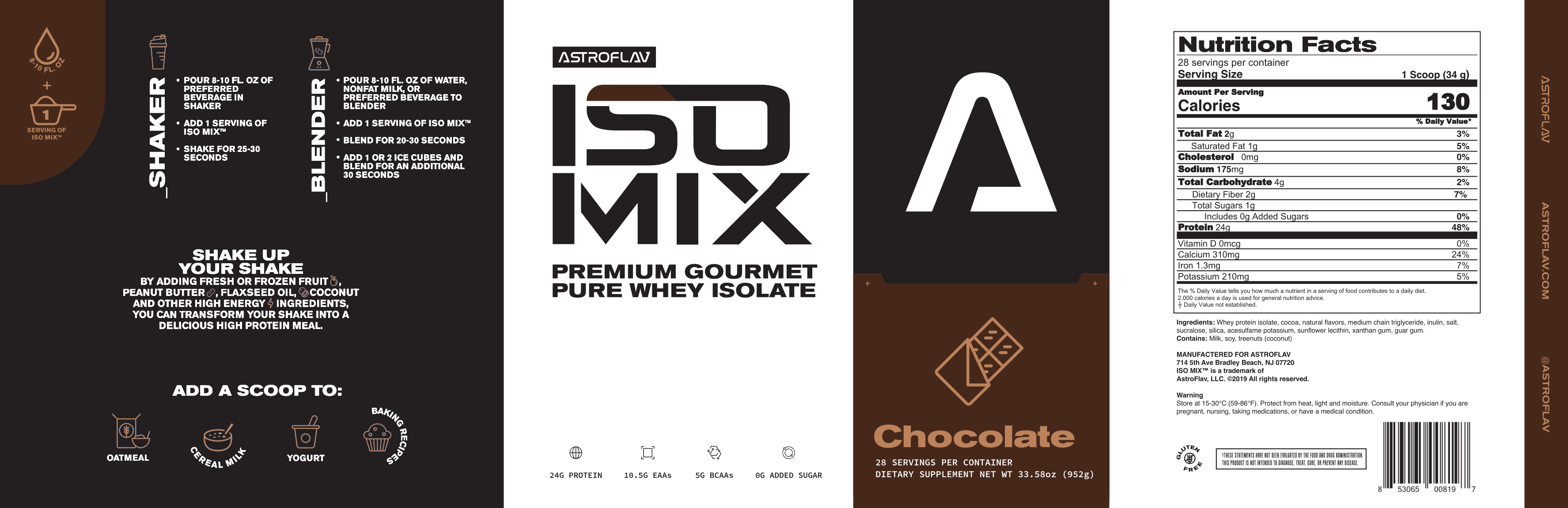 IsoMix  Whey Protein Isolate - Astroflav