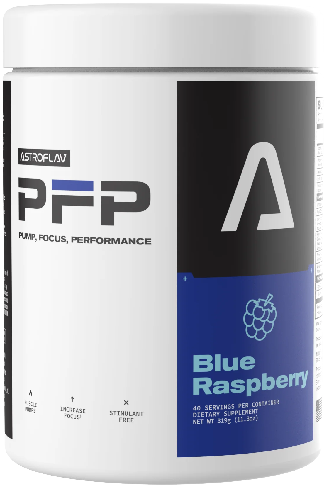 AstroFlav PFP Pre-Workout Blue Raspberry