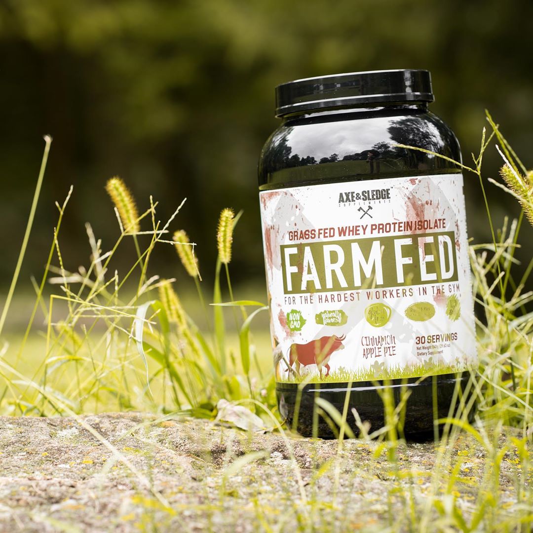 Axe & Sledge Farm Fed Fuels Your Gains with 100% Whey Protein Isolate