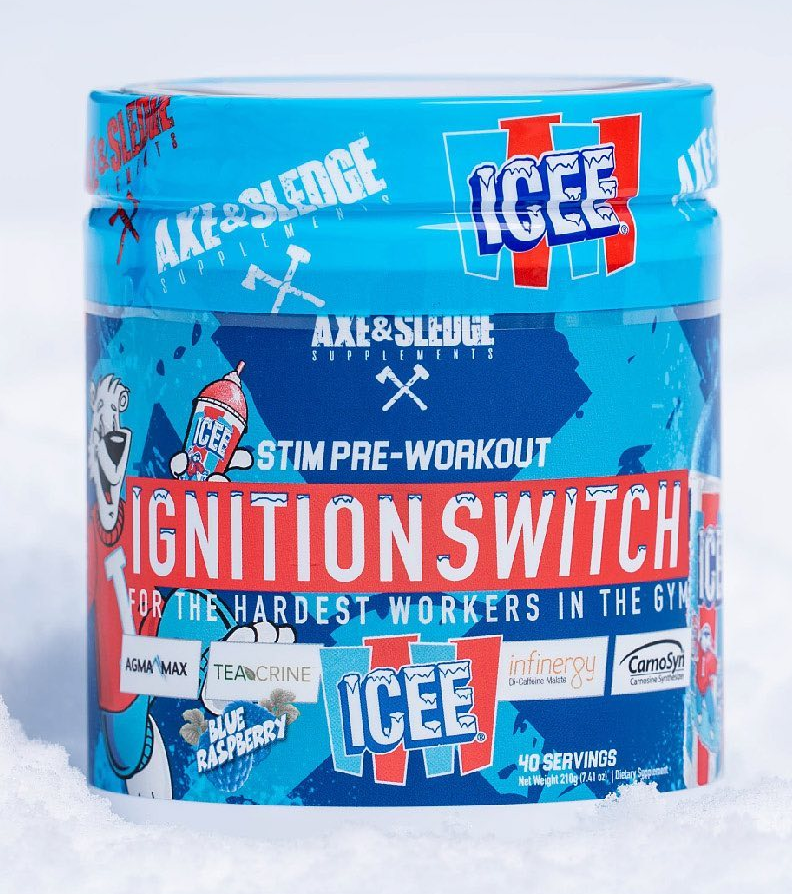 Axe & Sledge Ignition Switch ICEE Blue Raspberry