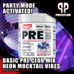 Basic PRE Goes Clubbin: The new Neon-Lit CLUB MIX Mocktail Flavor Pre-Workout