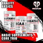 The Basic Essentials from Basic Supplements (Glutamine, Creatine, and BCAAs)