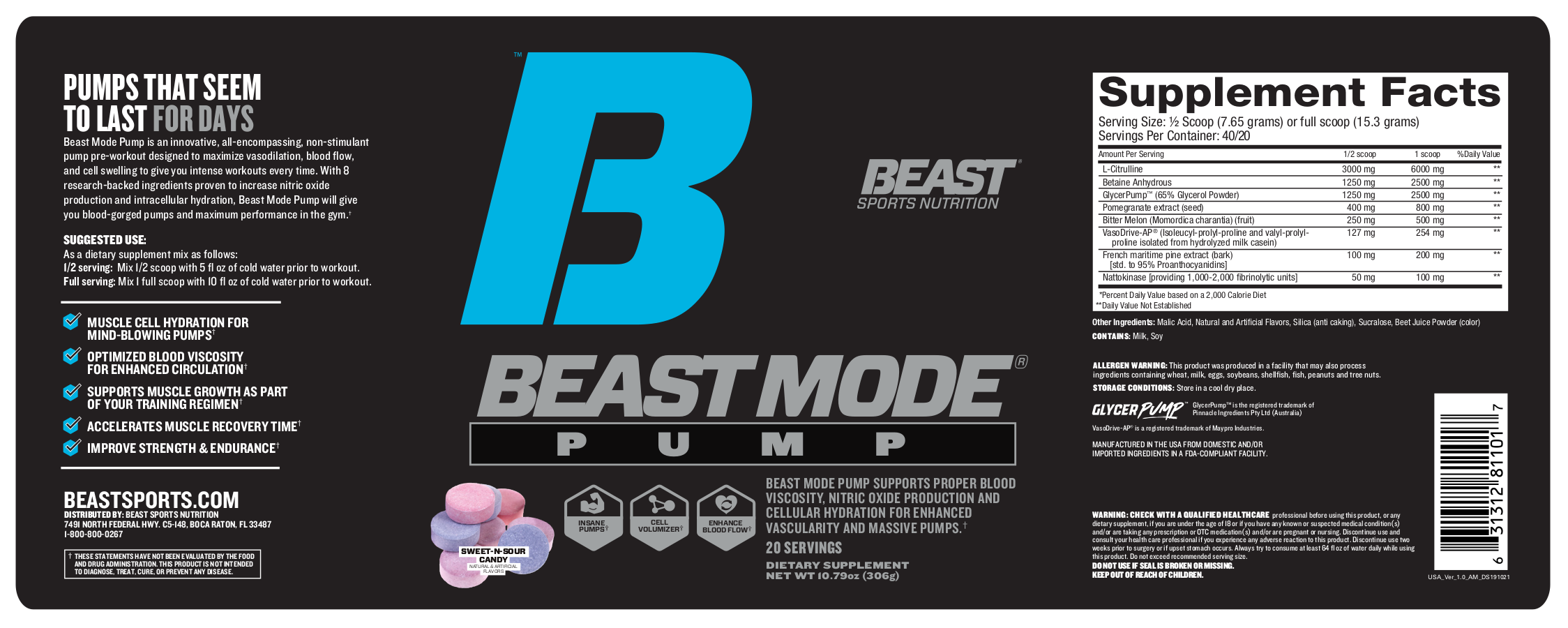 Mirror Beast mode pre workout side effects for Machine