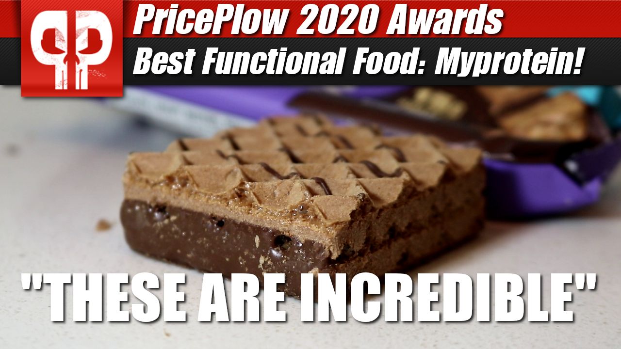 Myprotein's Crispy Wafers were awarded 2020's Best Functional Foods!