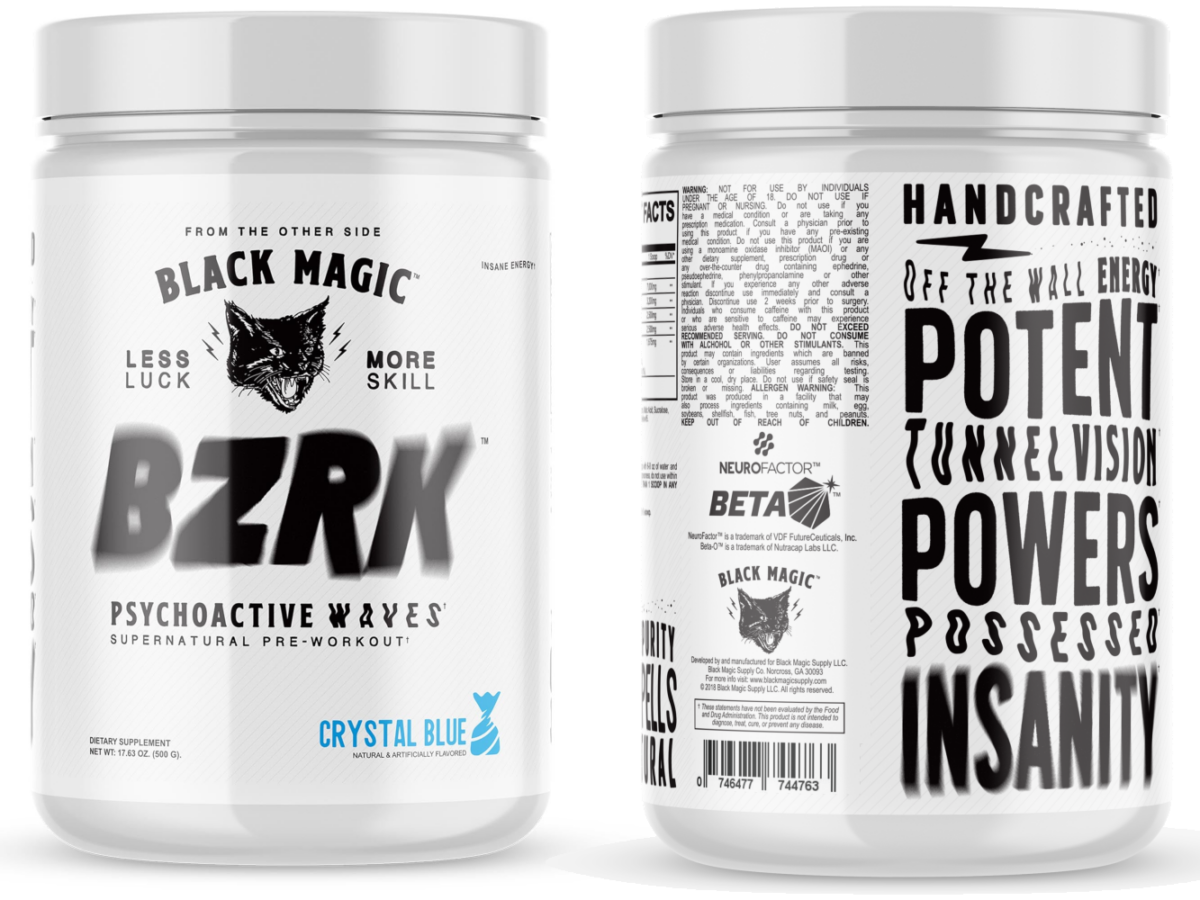 Go BZRK: Black Magic Supply's Dark Sided Enigma of a Pre Workout