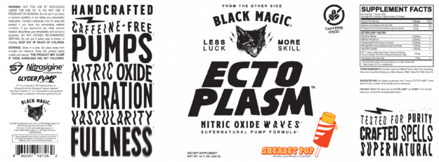 Black Magic Supply Ecto Plasm Sherbet Pop Label