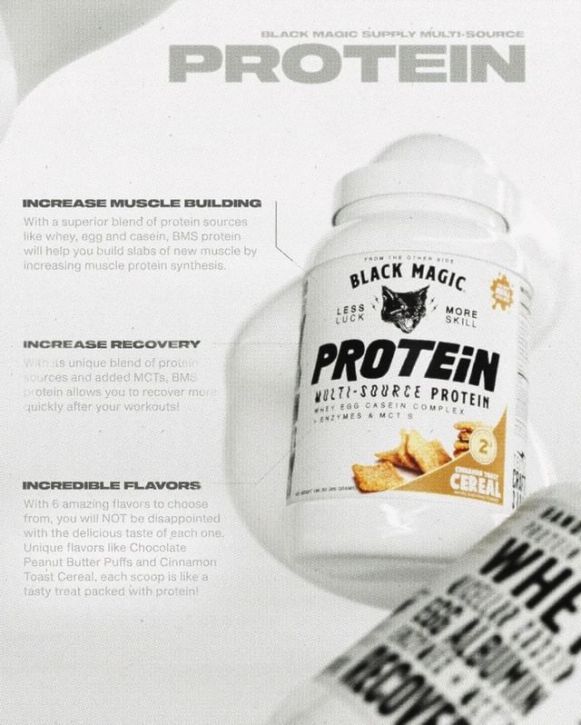 Black Magic Multi-Source Protein - Whey, Egg, and Casein Complex