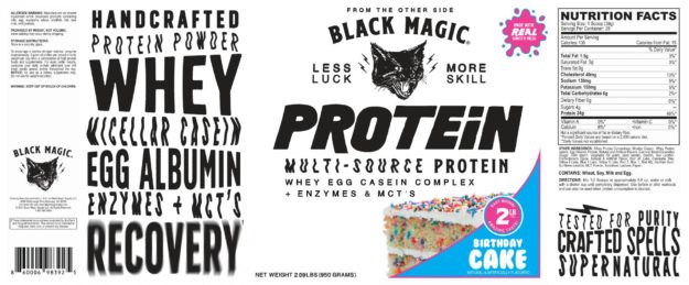 Black Magic Supply Multi-Source Protein Label