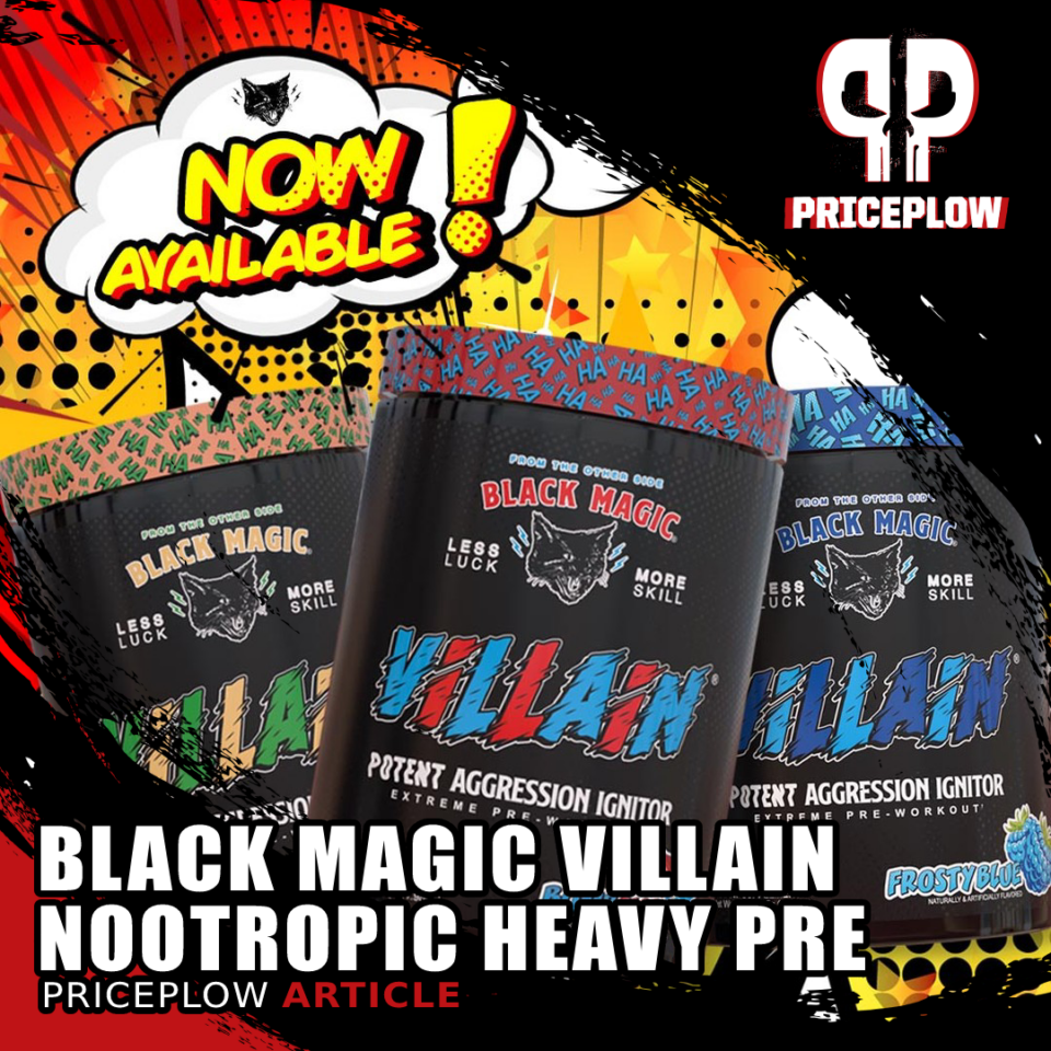 Black Magic Supply VILLAIN Neurotransmitter Boosting Nootropic Pre Workout   Black Magic Supply Villain Priceplow 960x960 