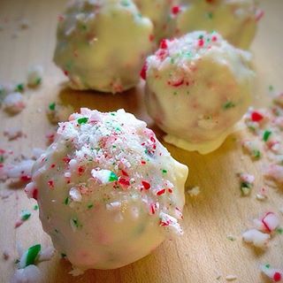 Blue Star White Chocolate Peppemint Truffles