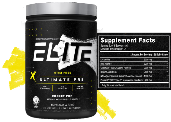 Bodybuilding.com Elite Ultimate PRE-Workout Stim-Free