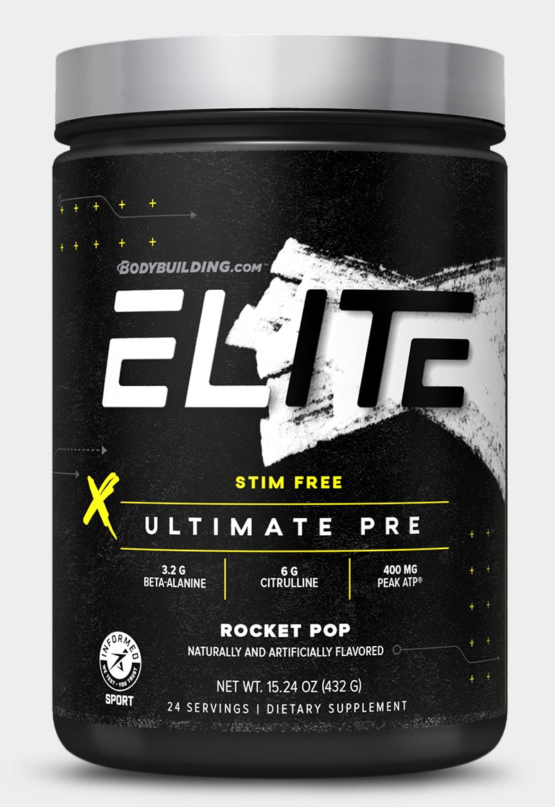 Bodybuilding.com Elite Ultimate PRE-Workouts Stim-Free