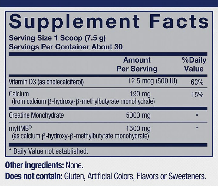 BodyTech Elite Creatine + HMB The Next Line of Recovery with myHMB