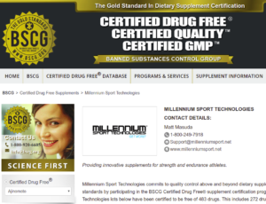 BSCG Millennium Sport Technology