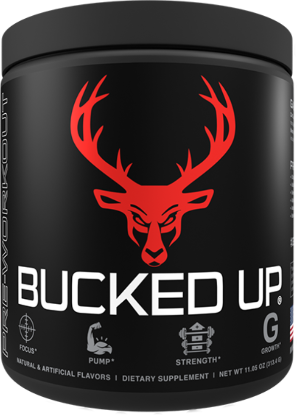 Bucked Up Pre Workout Come for the Deer Antler Velvet, Stay for the