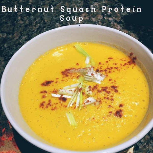 Butternut Squash Protein Soup by Mrs. Cannon with Magnum Quattro The