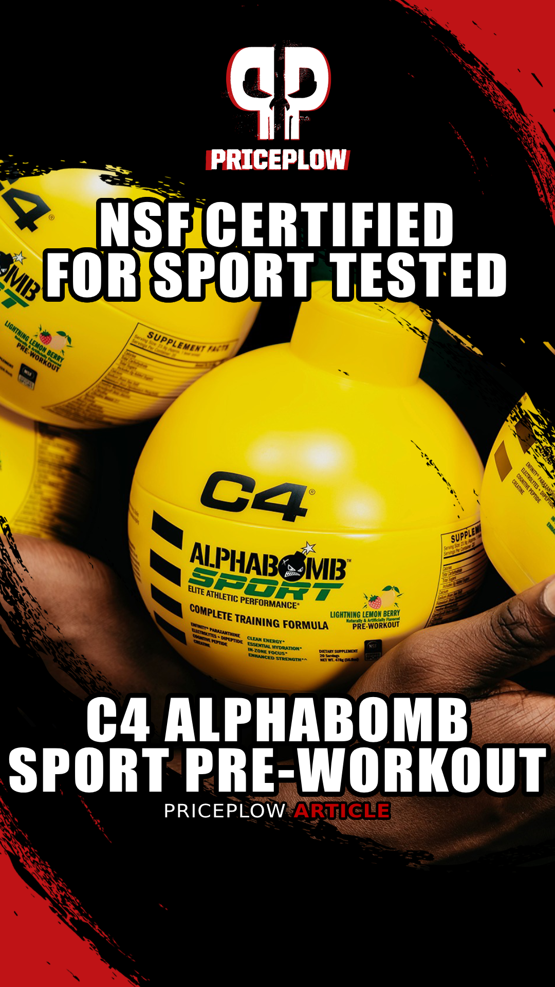 C4 AlphaBomb Sport: Cellucor's NSF Certified Pre-Workout Powered by enfinity Paraxanthine