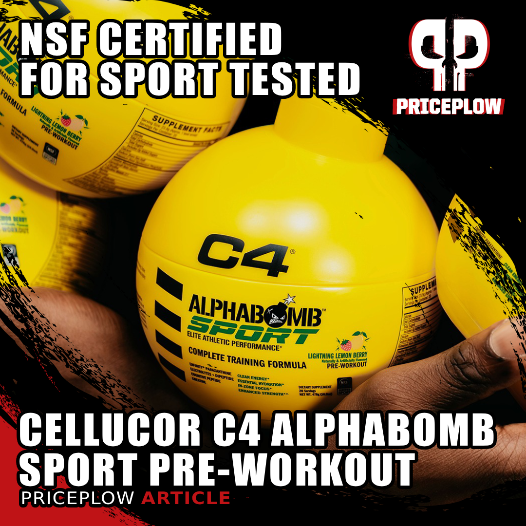 C4 AlphaBomb Sport: Cellucor's NSF Certified Pre-Workout Powered by enfinity Paraxanthine