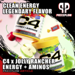 C4 Energy + Aminos Bring a Blend of Aminos, 100mg Natural Caffeine, and Jolly Rancher Flavors!