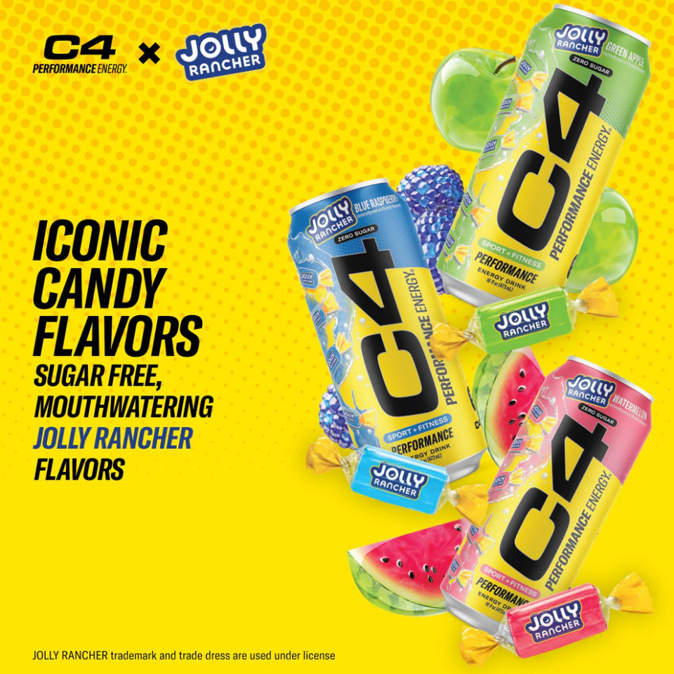 C4 x Jolly Rancher: Iconic Candy Flavors Power Up Your Workouts