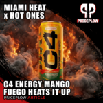C4 Energy Mango Fuego Heats Up Hot Ones Versus with the Miami Heat
