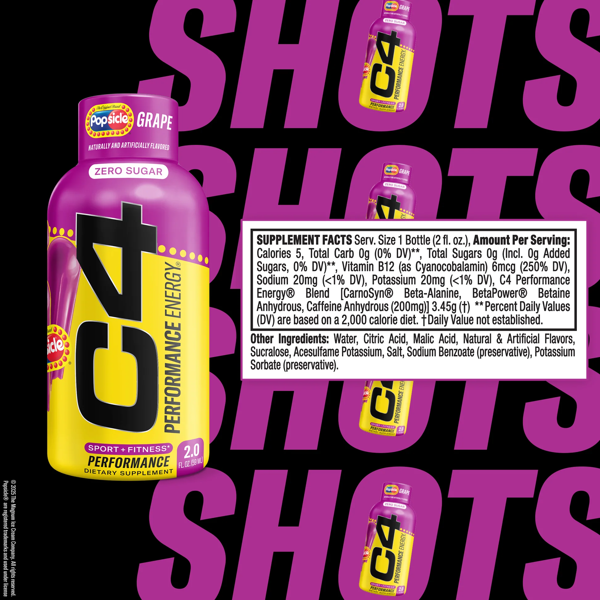 C4 Energy Shot Ingredients