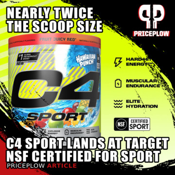 C4 Sport Upgraded in 2024: NSF Sport Certified at Target with Ripped and Strength Versions