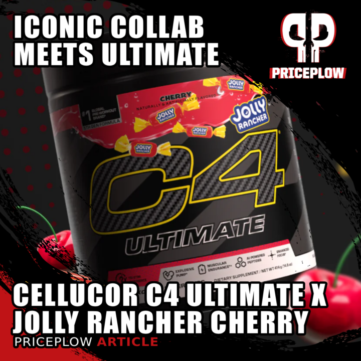 C4 Ultimate Gets the Jolly Rancher Treatment with Bold Cherry Flavor