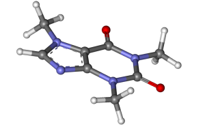 caffeine 3d image