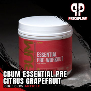 CBum Essential Pre: Mystery Flavor Revealed to Be Citrus Grapefruit!