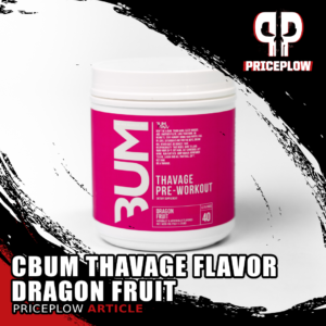 CBum Thavage Pre-Workout Dragon Fruit Flavor
