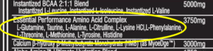 Cellucor Essential Performance Amino Acid Complex