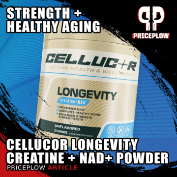 Cellucor Longevity Creatine + NAD+ Powder for Strength and Healthy Aging