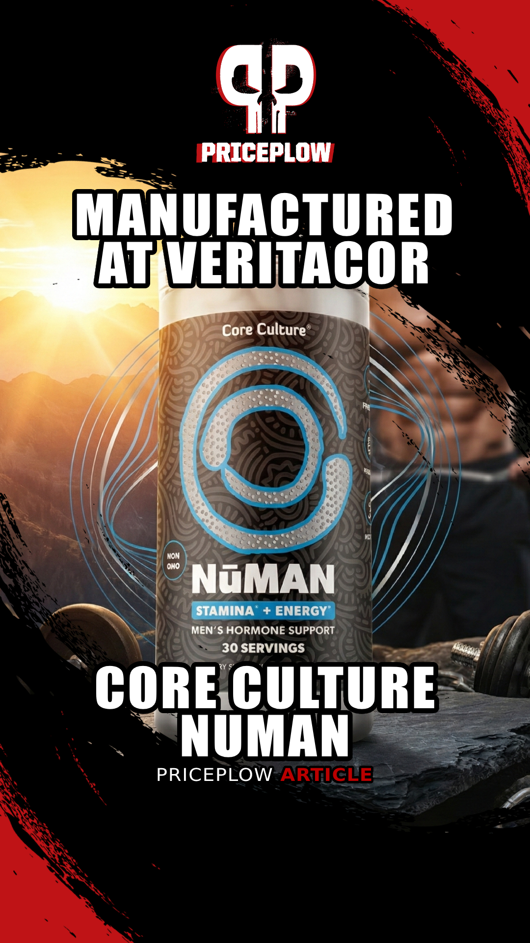 Core Culture NuMan: Natural Testosterone Support Manufactured at Veritacor