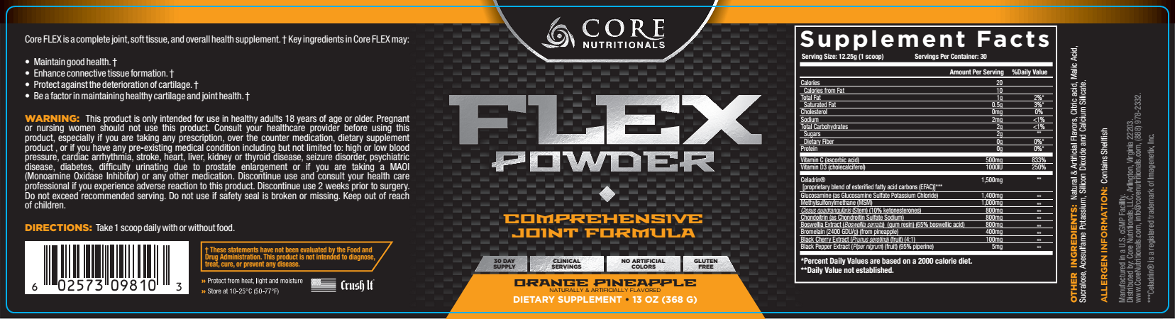 core-flex-label