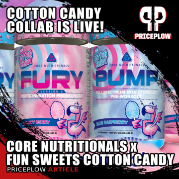 CORE Nutritionals X Fun Sweets Cotton Candy Collab!