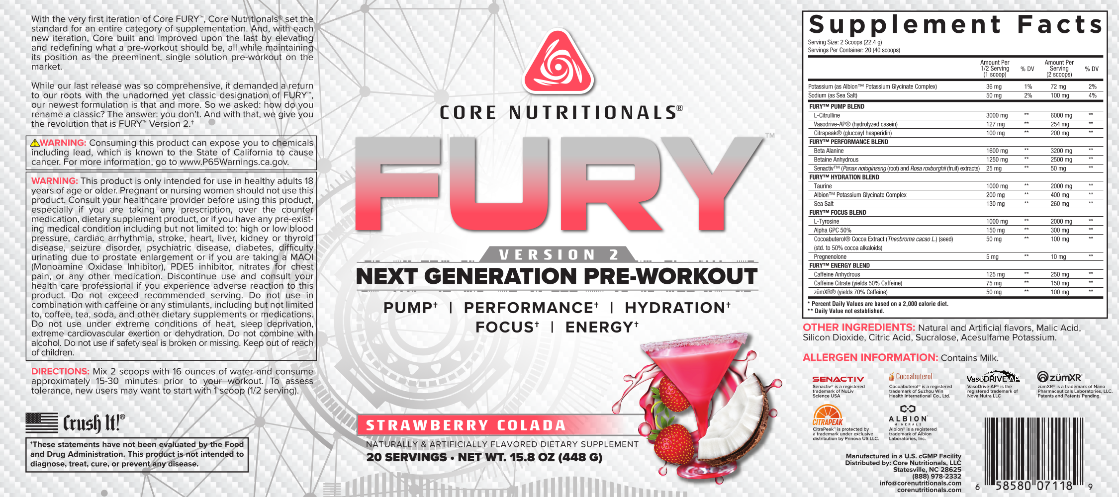 Core FURY v2 Label