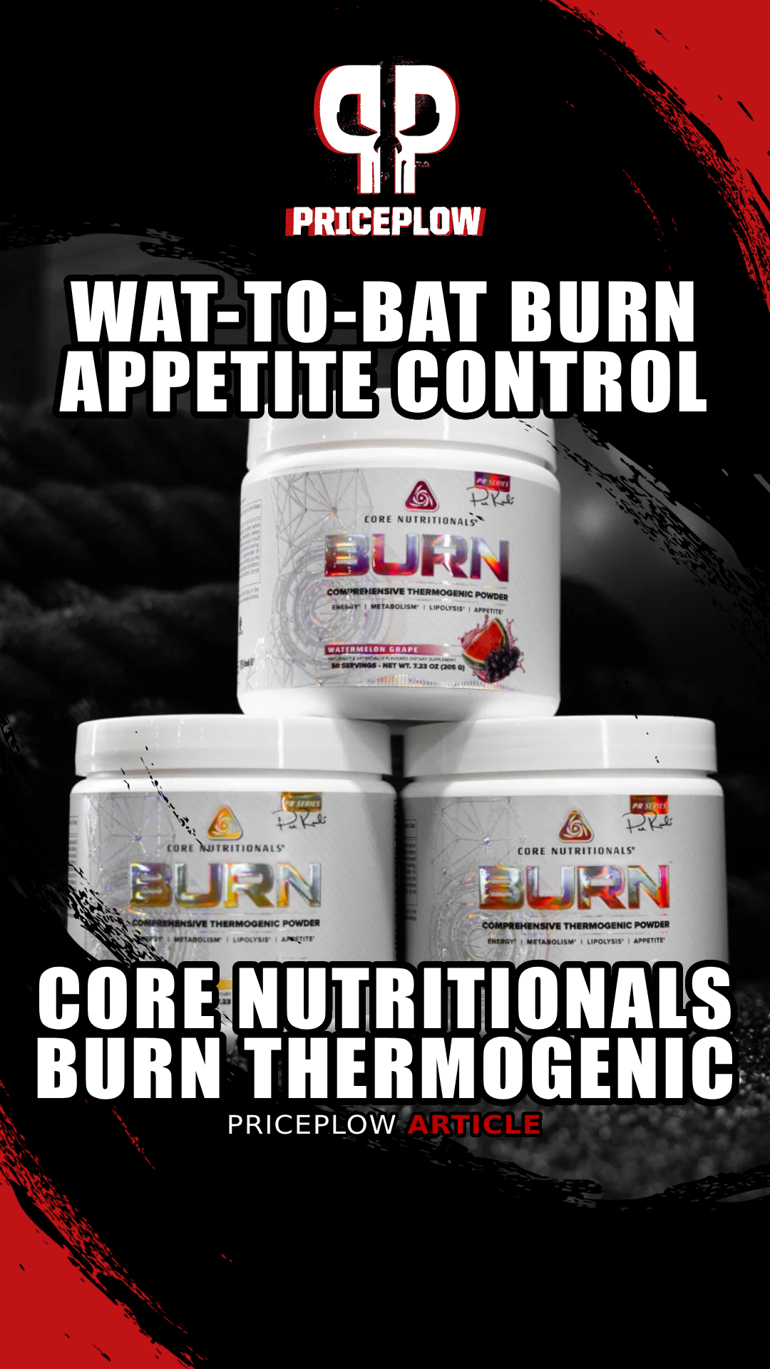 Core Nutritionals BURN: Thermogenic Fat Burning Powder with Punch