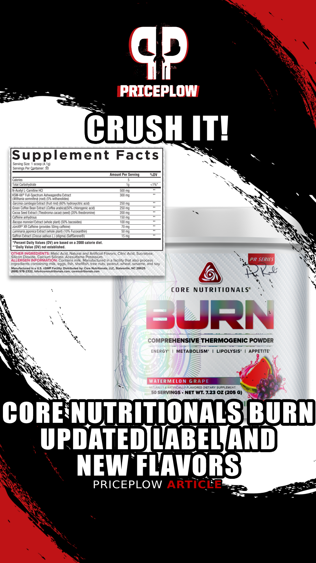 Core Nutritionals BURN: Weight Loss Powder with Punch (2023 Update)