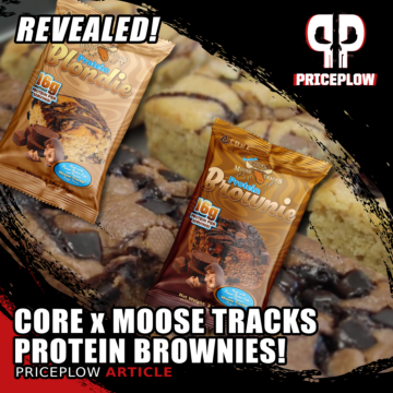 Core Nutritionals MOOSE TRACKS Protein Brownies Now Available!