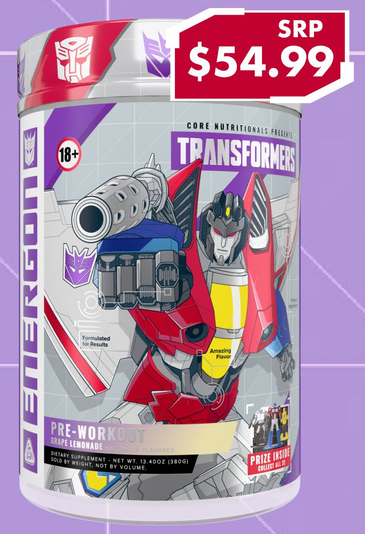 CORE Nutritionals Transformers Starscream Energon
