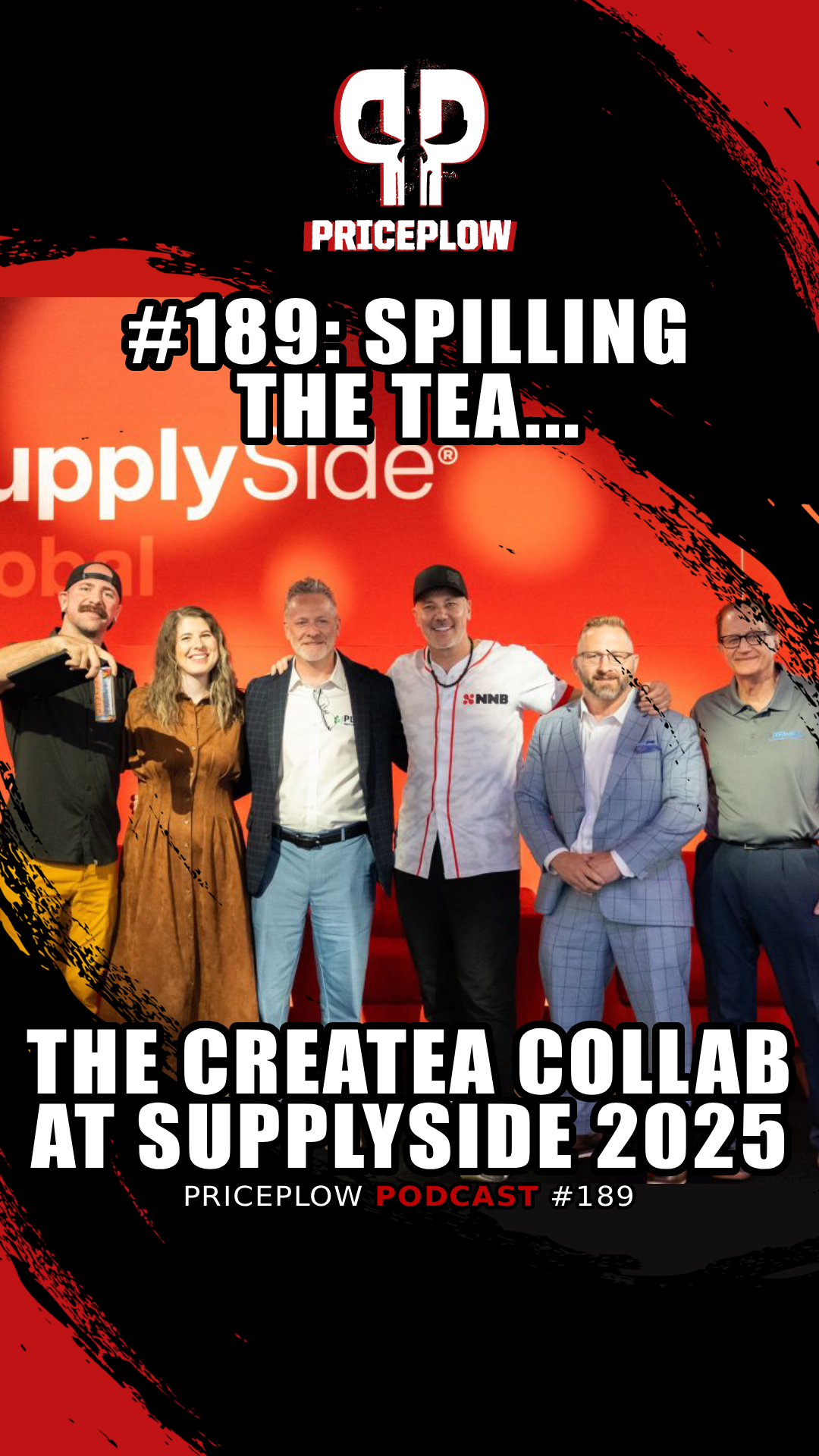 CREATEA panel discussion at SupplySide Global 2025 featuring beverage formulation experts from PLT Health, Glanbia Nutritionals, NNB Nutrition, NutriScience, and LaCore Nutraceuticals