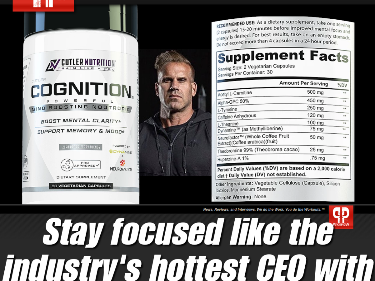 Introducing the new Cutler Nutrition from four-time Mr. Olympia