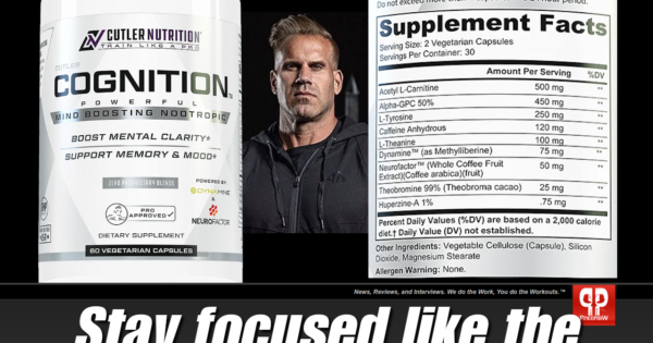 Cutler Nutrition COGNITION Nootropic Elevates Jay Cutler’s CEO Status