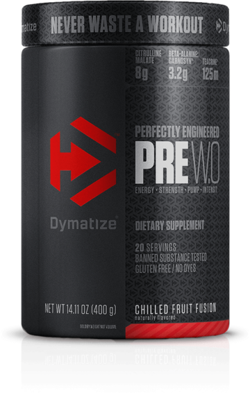 Dymatize Pre W.O. -- A Mainstream Pre Workout that DELIVERS!