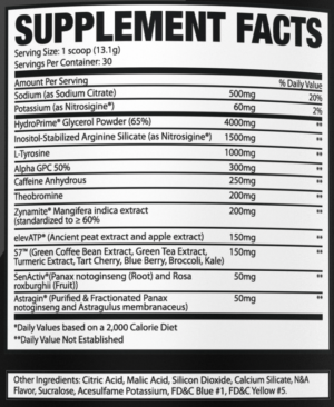 Ekkovision Formula 2.1 Ingredients