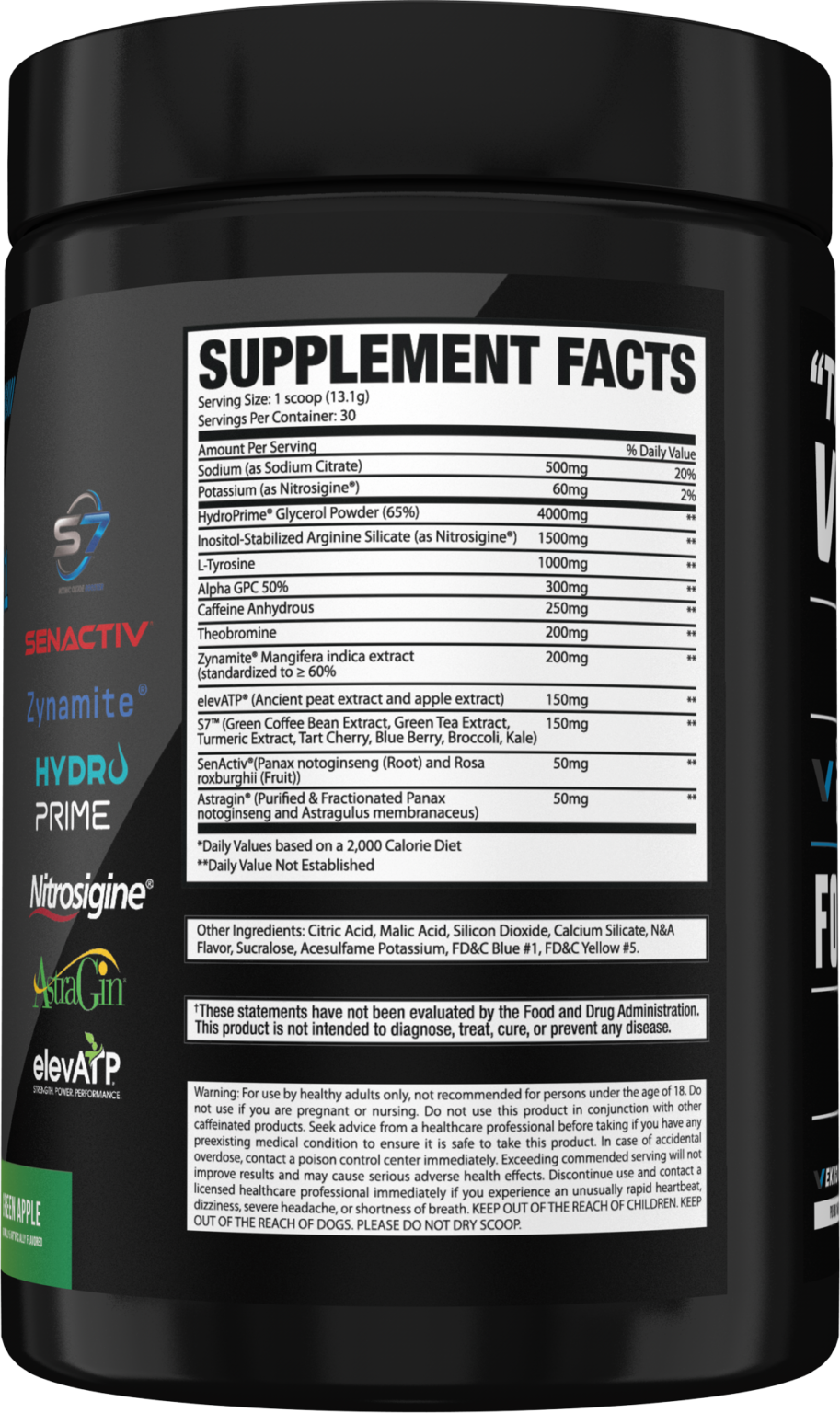 Ekkovision Formula 2.1 NewGen PreWorkout with 7 Trademarked Ingredients