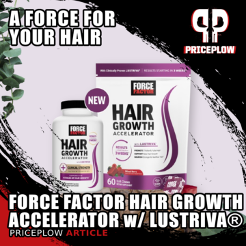 Force Factor’s New Hair Growth Accelerator Chews and Capsules Feature Lustriva by Nutrition21