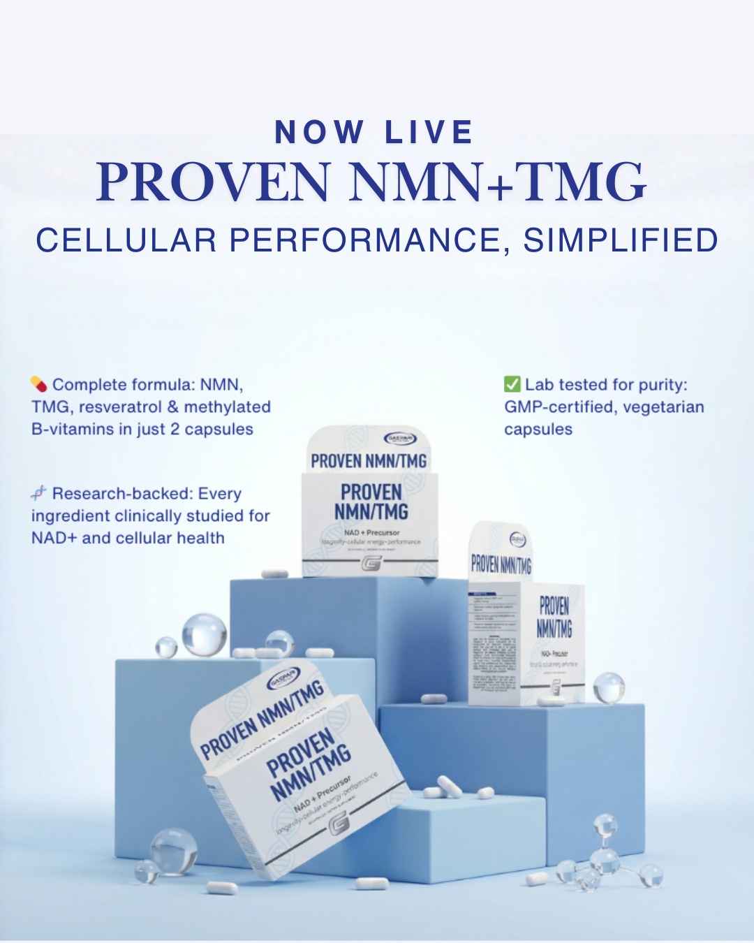 Gaspari Nutrition Proven NMN/TMG